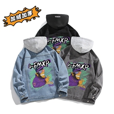 现货牛仔棉服男冬季棉衣外套羊羔绒翻领夹克保暖外套MY2247-P110，男装夹克，星座1103-3