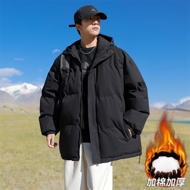 冬季新款男装加厚棉衣加绒棉服港风宽松休闲外套男女MY8555-P60特,男装棉衣,星座610（原A335）