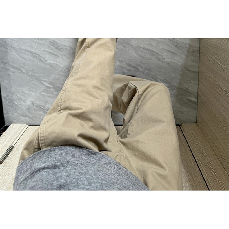 秋季宽松直筒休闲裤男士多口袋大码户外工装裤阔腿长裤子,男装工装外套,四季星座505