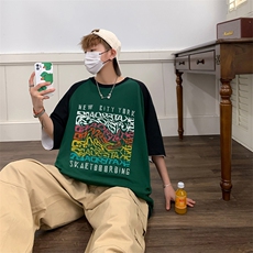 翡翠绿拼黑色