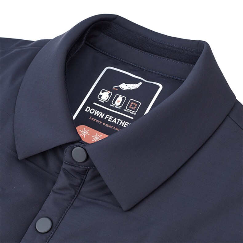 CD2330钱塘2020-2秋冬中老年商务休闲男士羽绒服翻领保暖外套P275,男装羽绒服,钱塘207-2