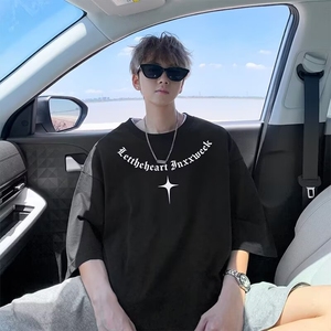 Y245-P35 青少年纯棉上衣服短袖t恤图片
