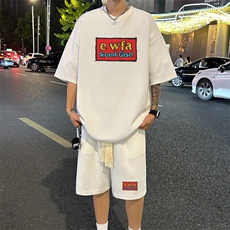 套装！华夫格套装短袖T恤短裤男TZ238-特P38，男装牛仔裤，电商B367