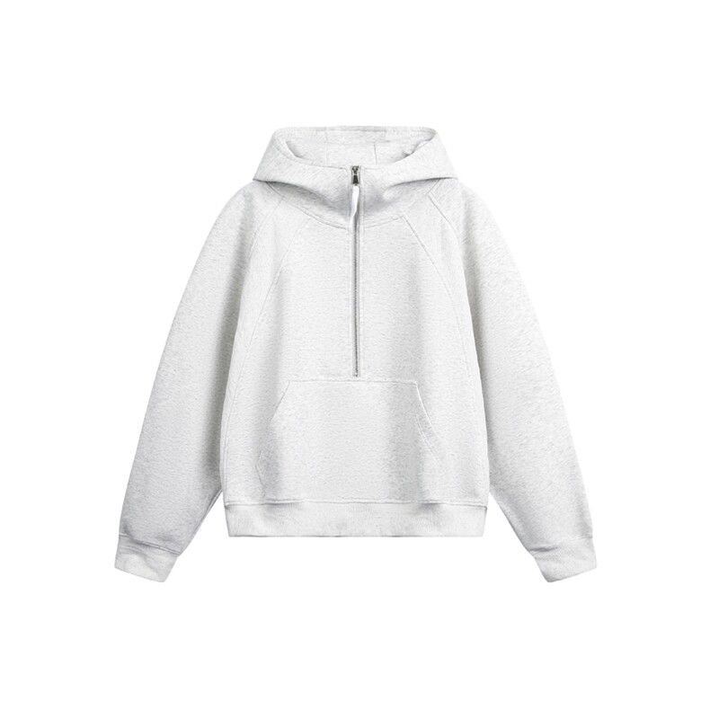 W8595 特P55 控108 白底图420克高品质拼接罗口带帽个性卫衣男图片