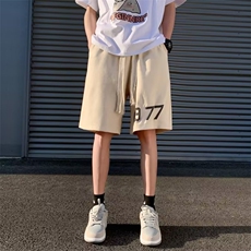 夏季潮牌大码短裤男美式宽松运动休闲五分裤DK125-P28，男装休闲裤，星座1001-1