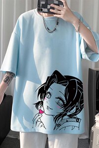 HT73153-P22 华夫格t恤男短袖男大码五分袖  短句风图片