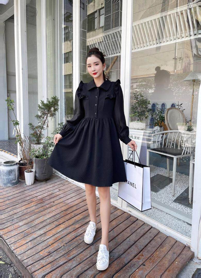 荷叶边衬衫裙，女装衬衫，Balance Studio