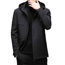 中年男脱卸帽羽绒服男冬季中老年爸爸冬装休闲款外套YLH107-P240，男装羽绒服，电商B212（原钱塘6029）