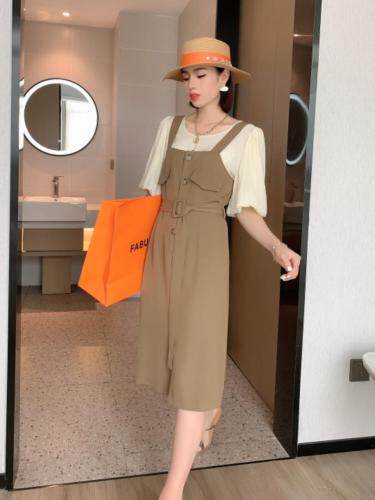 两件套连衣裙，女装连衣裙，觅 愉