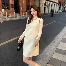 2026新款小香风裙配针织衫千金风两件套2B115-2606-P165-K268，女装套装/套裙，乐吉娜