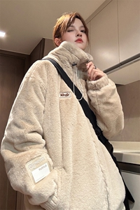 冬季新款棉服仿兔毛绒外套保暖棉袄贴标棉衣男D3141-TP95 138图片