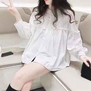 现货九分袖衬衫,女装衬衫,依纤