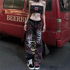 B5104-P53欧洲站男女牛仔裤潮牌新款弹力修身小脚裤轻奢高端，男装牛仔裤，电商B323A