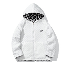 白色+黑格