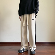 青少年休闲卫裤潮牌经典条纹运动直筒裤子XZ301b-2-332-Z特P32，男装休闲裤，星座301B-2（原A443-1）
