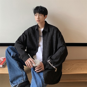 港风花型长袖衬衫男大码情侣风衬衫男长袖衬衣男CCS8734P45图片