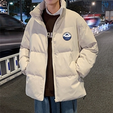 秋冬新款韩版加厚保暖立领宽松棉服外套男MY2051P95控118，男装棉衣，电商A268A