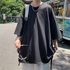 T恤男士韩版潮流高街帅气百搭2026夏季新款ins宽松体恤ST296-P34，男装T恤，星座412-2