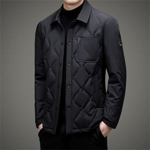 BAMJ-8961钱塘2020-2中年男士商务休闲翻领冬季厚款羽绒服P260图片