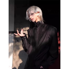 现货DH92-批35百搭长袖衬衫新款简约时尚潮流，男装衬衫，星座603-2