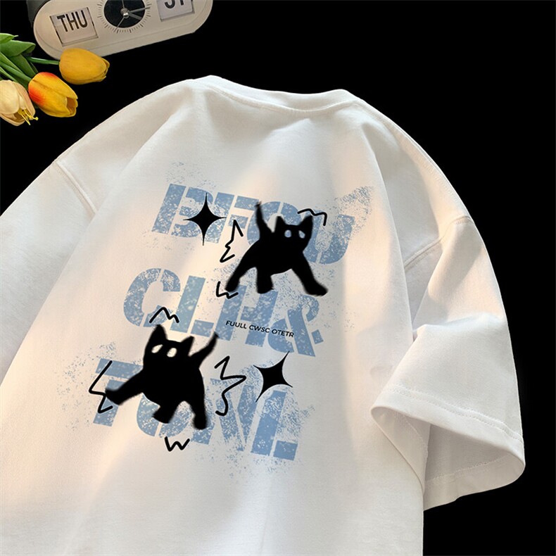 可设48小时发货支持抖音得物来样二开230克重磅美式短袖t恤MT367，男装T恤，电商A486