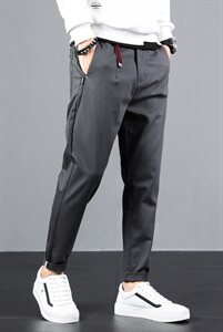 男士工装裤潮牌秋冬宽松款休闲束脚裤韩版潮流哈伦裤男K702-P45图片