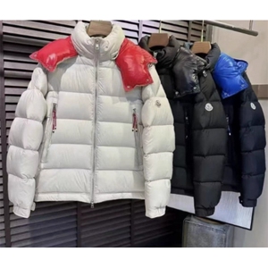 (网图)50白鸭绒轻奢百搭情侣欧货拼色羽绒服313B-6666羽绒-P285