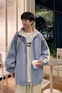 秋季新款宽松两面穿夹克男撞色立领上衣外套DSA157B-JK7907-特P70图片