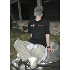DX87LL-P31美式字母印花小领口短袖t恤重磅半袖，男装T恤，星座1007（原301D）