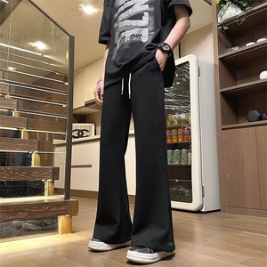 休闲卫裤男款cleanfit美式复古简约宽松直筒显瘦微喇长裤 NA894图片