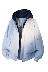 !潮流冬季连帽拉链加绒加厚棉衣情侣撞色棉服外套 MY5567-P78图片