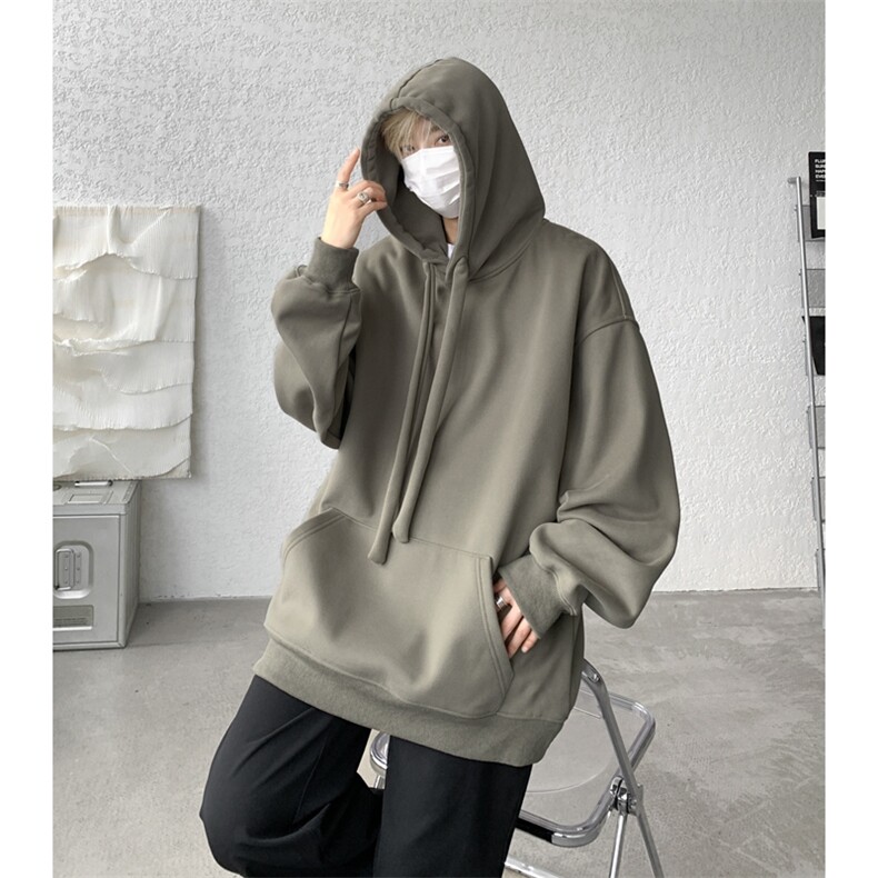 M~8XL特大码连帽卫衣加肥加大美式重磅硬挺外套WY9101/P60加绒70,女装短外套,电商B238
