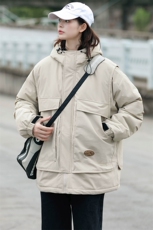 冬上新加棉加厚棉服潮中性风连帽棉衣外套男女8318-P130控价178，男装棉衣，电商A441-1