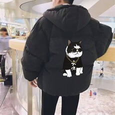 加厚新款面包连帽棉服保暖学生潮棉袄冬季棉衣男女外套TT638P70，男装棉衣，星座1013-5