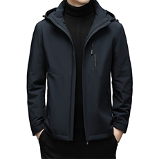 CSYR86030钱塘2020-2冬季厚款商务休闲中年男士有帽羽绒服P205，男装羽绒服，钱塘207-2