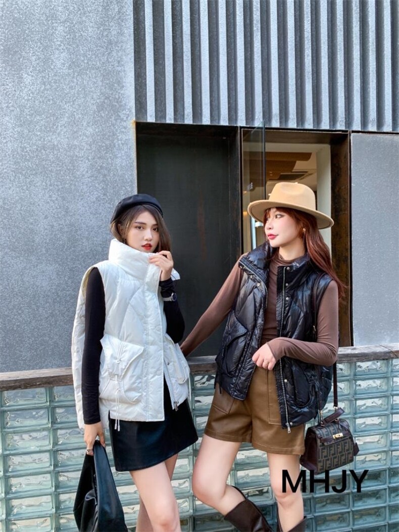 2021#冬羽绒马甲，女装马甲，美合佳彦