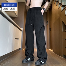 黑色超长裤长115CM
