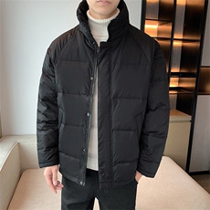 （）卡通工重艺立领潮牌宽松落肩情侣200斤团体情侣羽绒服，男装羽绒服，星座301D-4(原星座1004-4）