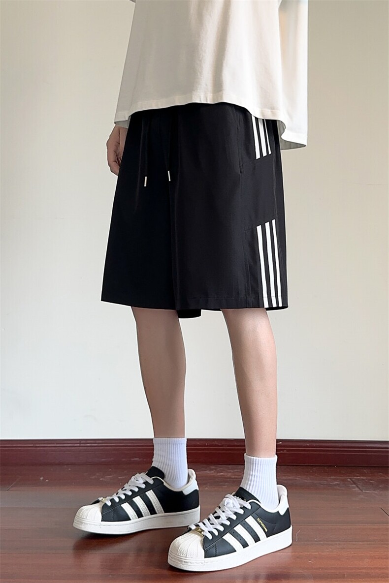 ！2025夏季新款男士冰丝短裤垂感运动五分裤DK340特P25控49,男装休闲裤,电商B220