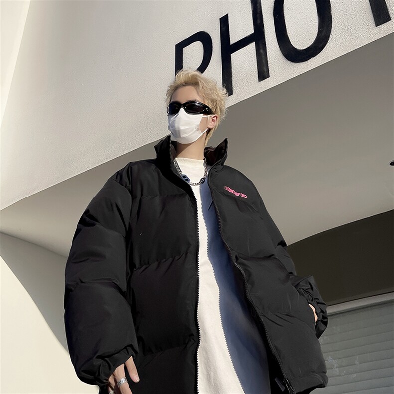 加厚立领宽松男士棉服外套M024-P88图片