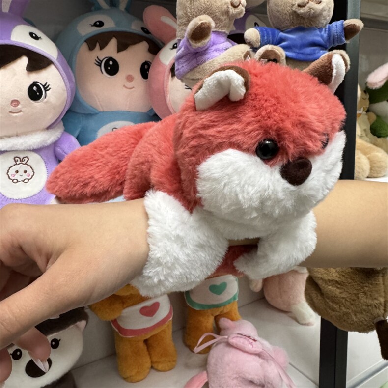 狐狸啪啪圈可爱慵懒狐狸精品毛绒，翔家毛绒玩具厂