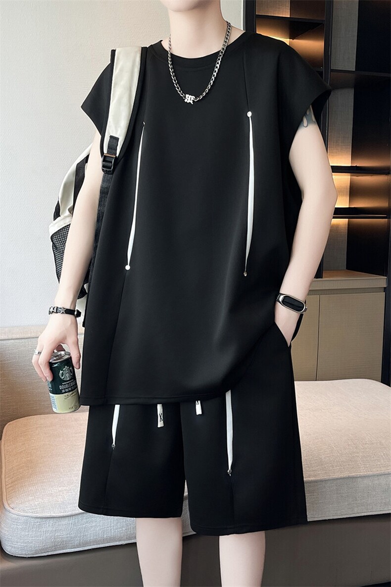 XZ210-1-2568-P50夏季短袖套装,男装T恤,星座210-1
