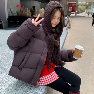 新款2025冬季小个子罗口帽子羽绒服外套2C230-8827-P265-K388图片
