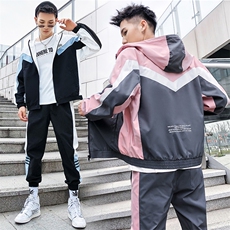 男士卫衣套装潮流春季韩版连帽嘻哈boy上衣服休闲外套DS366T，男装卫衣，电商A102