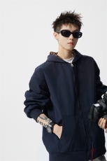 可二开豹纹元素大码M-5XL连帽夹克男聚酯纤维JK78091P69控108，男装夹克，星座226-1