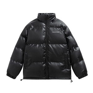 特批70 新款港风中性印花皮棉衣外套保暖御寒皮棉服PY8933-P70图片