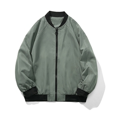 情侣潮大码宽松休闲多色光板夹克棒球服外套潮J7204P30【特价】，男装夹克，电商A007