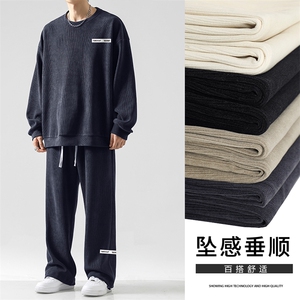 免烫抗皱套装百搭舒适两件套垂顺美式高街  TZ817-特批98图片