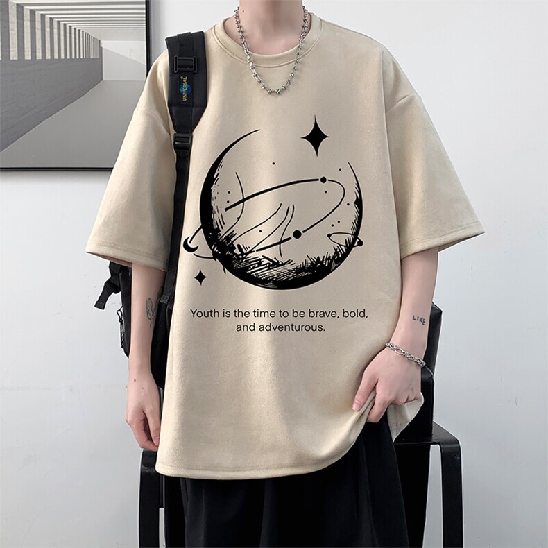 麂皮绒短袖t恤男大码半袖男JD82457-P25,男装T恤,电商A040