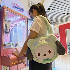 杨博毛绒玩具厂 恰狗狗大斜跨包